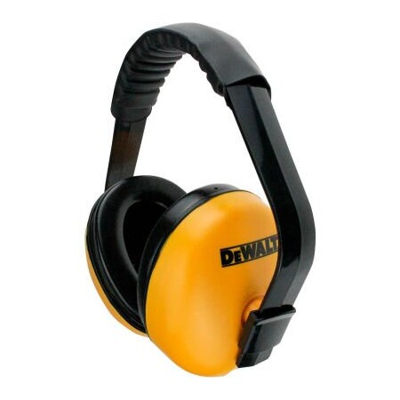 Radians DeWALT DPG64HC Interrupter Earmuff, NRR 23dB, Yellow/Black DPG64HC